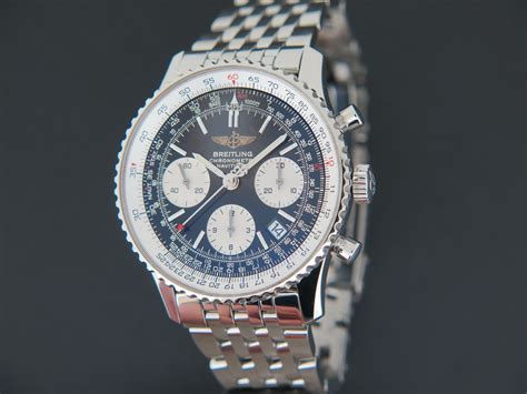 breitling chronometre navitimer a23322 subdial day of week|Breitling a23322 pusher.